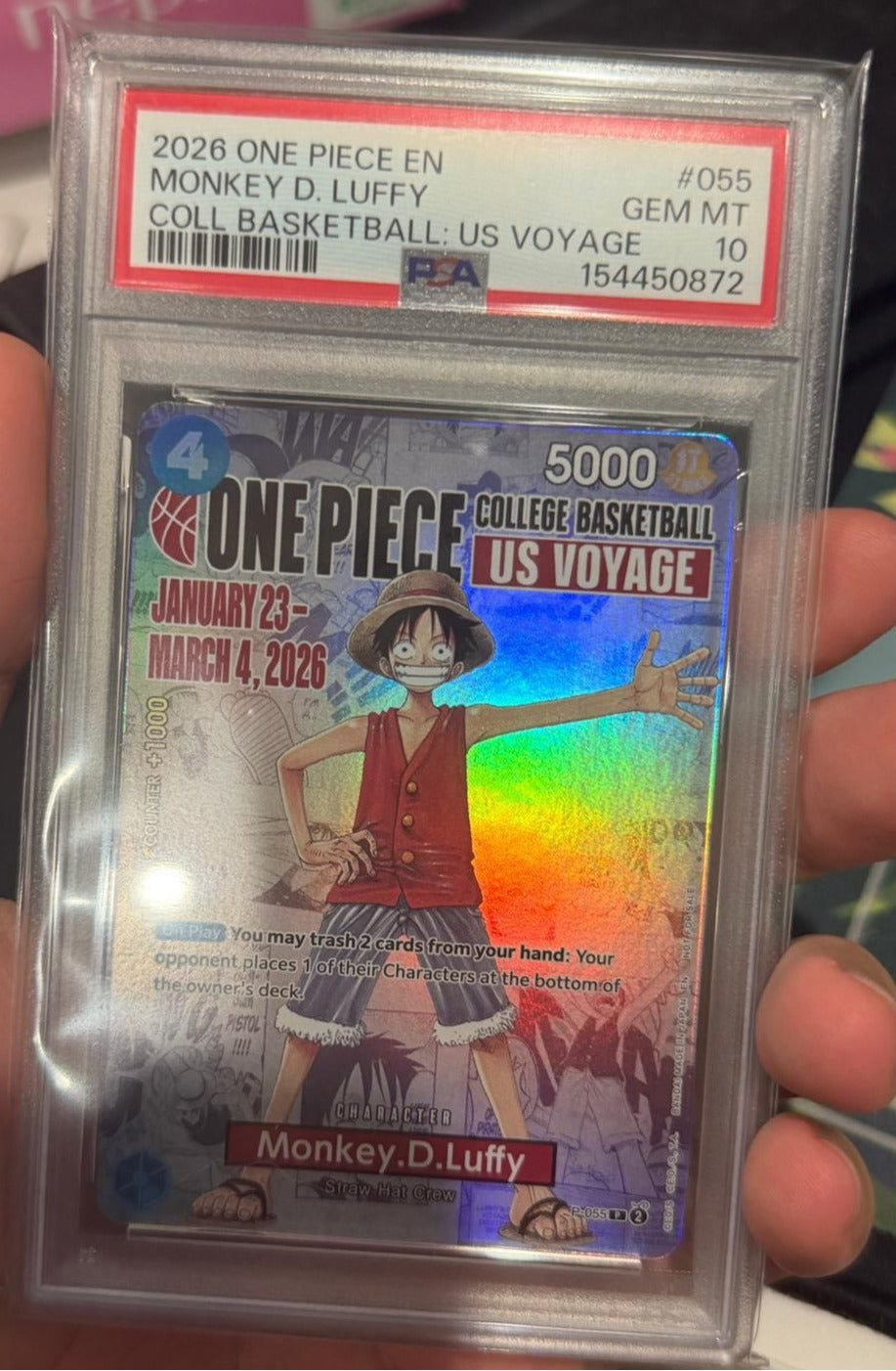 LUFFY COLLEGE p-055 psa10