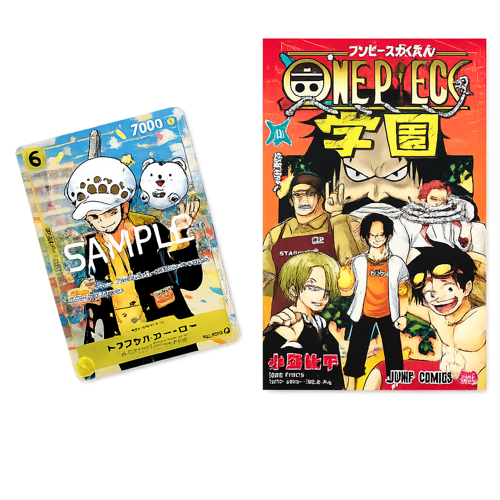 ONE PIECE GAUKEN VOL 10 COMICS + PROMO CARD JAP