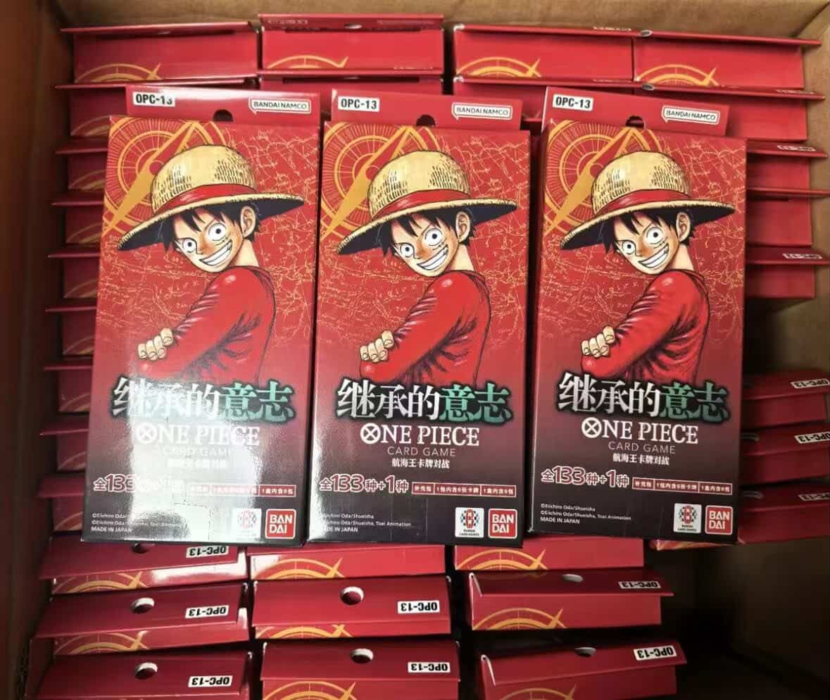 Bundle 6 booster One Piece OPC-13 cinese