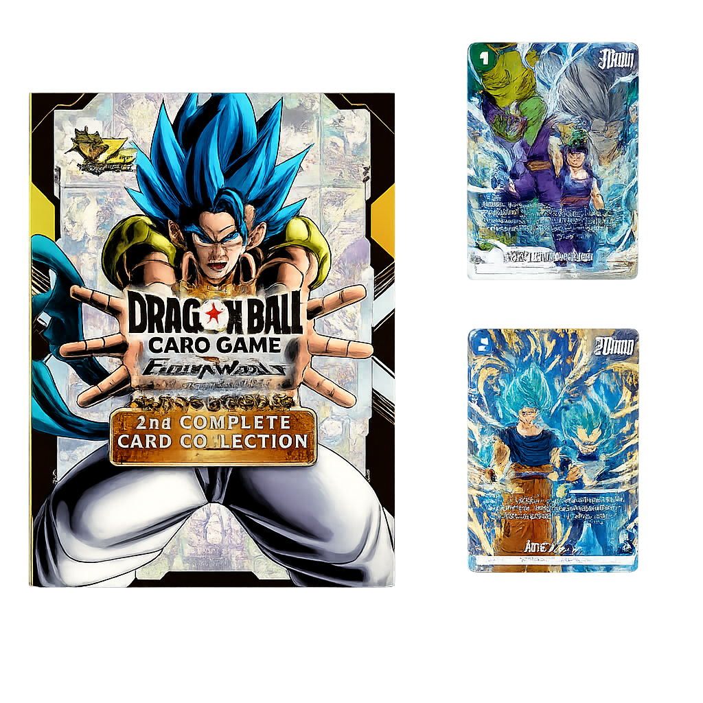 Dragon Ball Super Card Game Fusion World 2nd Complete Card Collection Rivista + Carte Promo